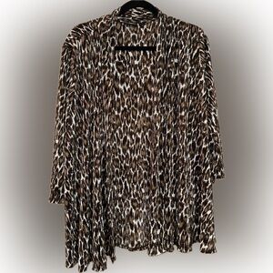 Leopard Print Kimono Cardigan